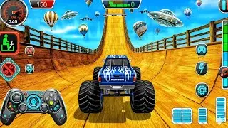 MEGA RAMP Monster Truck Stunts! (Impossible Car Game) Level 14 | Android Gameplay