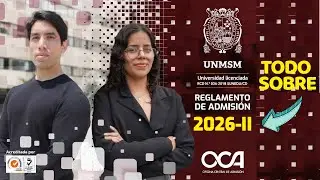 🥇 REGLAMENTO SAN MARCOS 2026-II: C&oacute;mo se INGRESA a cada &Aacute;REA 👉 Errores que te DEJAN FUERA