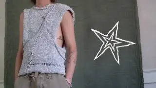 GROSS.JPEG 2022 winter knit collection - 2 piece subversive top