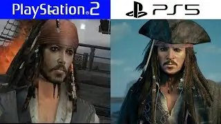 Pirates of the Caribbean Games  PlayStation PS2-PS5 Evolution