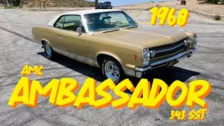 1968 AMC Ambassador 343 SST in Collectible Condition $26,900 4K Quality