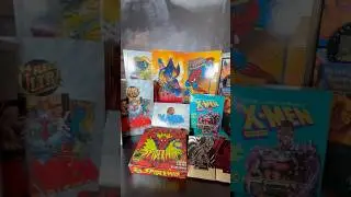Vintage Marvel Card Boxes! | For the 90s Collector #marvel #marvelcards #nostalgia