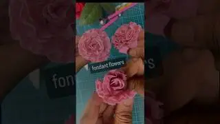 FONDANT CARNATIONS FLOWER  | | How To Make Fondant Flowers @fondantcakes