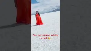 Walking on salt! #travel  #usa  #travelvlog  #bucketlistdestination #saltflats
