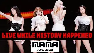 Kpop Idol BLACKPINK Explodes Singapore Stage D1 Fullcam + Rosé Historic 2025 MAMA SOTY Win