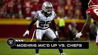 Tre'von Moehrig Mic&rsquo;d Up vs. Kansas City Chiefs | Raiders | NFL