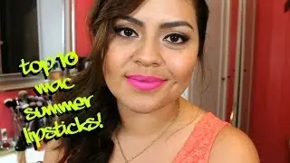 MAC Lipsticks for Spring and Summer! Lip Swatches!