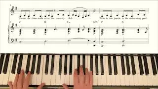 Piano Playalong CHEMTRAILS OVER THE COUNTRY CLUB by Lana Del Rey, with Sheet Music & Chords
