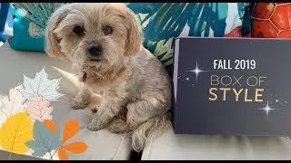 Box of Style -  Fall 2019:  Unboxing and review...rich pieces that will carry from now until winter!