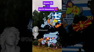 Greece VS Macedonia|🇬🇷⚔️🇲🇰   #greece #northmacedonia #macedonia #skopje #athens #alexander #viral