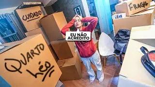 ME MUDEI PRA CASA DA MINHA NAMORADA !! * essa foi a reação dela * 😡