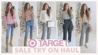 HUGE TARGET TRY ON HAUL WINTER 2020 | ALL on SALE!! cozy + polished winter outfit ideas