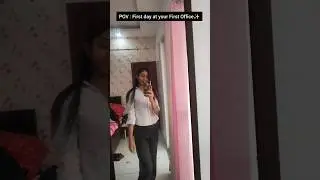 First Day @Tech Mahindra Noida Office | Office का पहला दिन 💕 | Office Tour | Data Analyst  #shorts