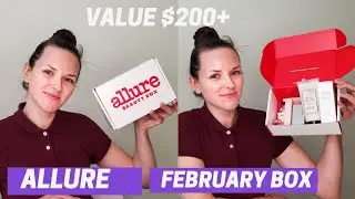 Allure Beauty Box February 2021 Unboxing Subscription Box