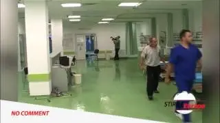 Inundatie la Spitalul Judetean Arad  - NO COMMENT