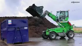 SENNEBOGEN 355 E - Loading of compost, Nigel Baker Ltd., Great Britain