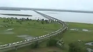 This is how India&rsquo;s longest &lsquo;Dhola-Sadia&rsquo; bridge looks like from the top