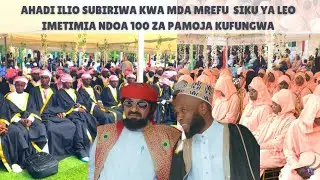 AHADI ILIO SUBIRIWA KWA MDA MREFU SIKU YA LEO  IMETIMIA NDOA 100 ZA PAMOJA KUFUNGUWA