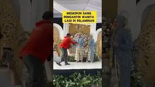 momen lucu ketika kurir paket online antar paket pengantin wanita ‼️‼️ #nikah #lucu #kurir #paket