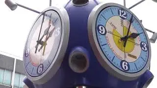 福井市　100年時計　故障中