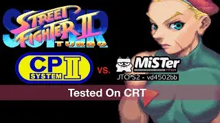 Super Street Fighter 2 Turbo - Arcade VS. MiSTer on CRT TV Test!