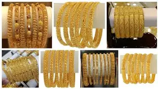 2022 Latest unique 6 piece gold bangles designs||Gold bangles||Gold bangles set