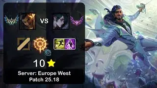 Akshan Mid vs Hwei - EUW Challenger - Patch 25.18