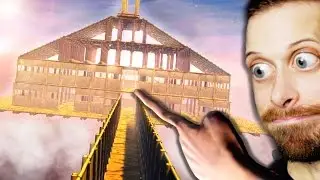 HUGE FLOATING RAFT HOUSE OUTSIDE THE MAP (UNLIMITED RESOURCES)!! | Raft Gameplay - Part 2
