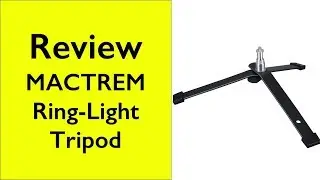 Review Mactrem Ring Light tripod stand