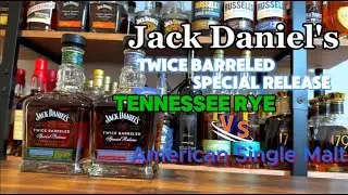 Special Release Whiskey from Jack Daniels? Review the Heritage Barrel Rye and American Single Malt!