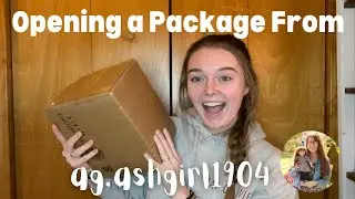 Opening a Package from an AGtuber! (ag.ashgirl1904)