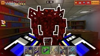 Defeating ALL Of Campaign Bosses Using Power Fists In Pixel Gun 3D