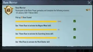 EASY WAY TO COMPLETE RUNE WARRIOR ACHIEVEMENT PUBG I HOW TO COMPLETE RUNE WARRIOR ACHIEVEMENT PUBG