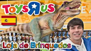 CA&Ccedil;ANDO BRINQUEDOS NA LOJA TOYS R US EM MADRID NA ESPANHA! VLOG PETER TOYS