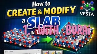 How to cut and build a surface slab with Burai and Vesta