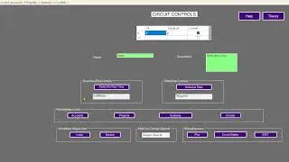 SCADTS Edit a Circuit, Update Topology and Run