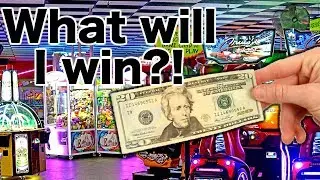 $20 ARCADE CHALLENGE! WHAT WILL I WIN?