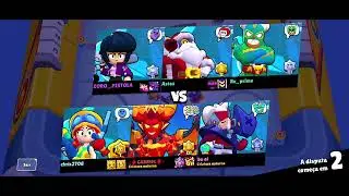 the most frantic game I've ever played on brawl stars. A partida mais fren&eacute;tica que j&aacute; joguei