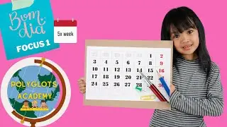 Brazilian Portuguese Calendar and Circle Time - (K-2) Academic Year - Level 1