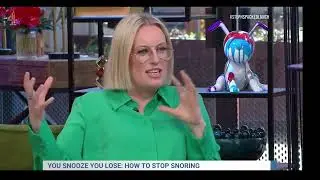 Dr Hussain talks with Steph Mcgovern around the dangers of snoring