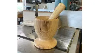 Turning a Mortar and Pestle