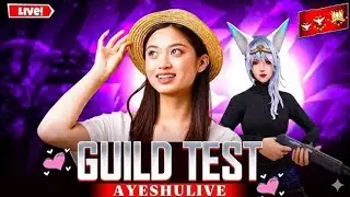 🎯 1 VS 2 🎯 LIVE GUILD TEST  AYESHU GAMING AND UID CHECK FF LIVE
