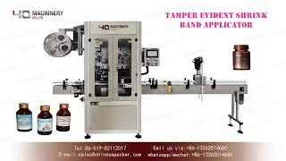 tamper evident shrink band applicator|YQ machinery neck band heat tunnel for jar bottle