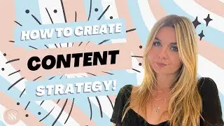 How to Create a Social Media Marketing Content Strategy! Step by Step Tutorial with worksheet