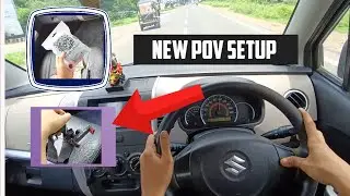 Best Camera setup for POV drive | head mount for mobile and go pro . Amazing angle in cheap cost .