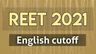 Reet 2021 english cut off level 2/Reet english cut off 2021/reet cut off 2021