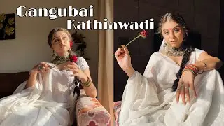 Recreated the look of Gangubai Kathiawadi- BTS & More💫❤️‍🔥 //Vrushali Vlogs🌸 #gangubaikathiawadi