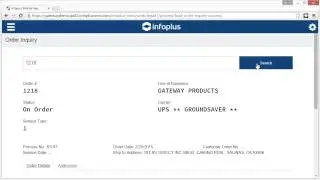 Infoplus Mobile Floor Apps - Order Inquiry