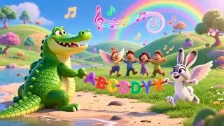 A Is for Alligator, Small and Cute! | A to Z Alphabet Song for Kids | Nursery Rhymes & Learning Song