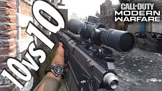 Modern Warfare 10vs10 HEADQUARTERS Multiplayer Exclusive Gameplay (Call of Duty:Modern Warfare)